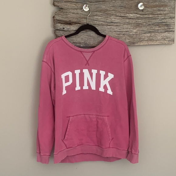 PINK Victoria's Secret Fuchsia Sweatshirt - Picture 1 of 6